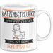 Katzenbetreuerin Und Prinzessin Tasse Geschenk Für Eine Katzenbetreuerin Geburtstag Was Ist Deine Superkraft Weiß Trendation