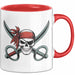Piraten Fan Tasse Geschenkidee für Ahoy Abenteuerliebhaber Rot Trendation
