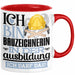 Bauzeichnerin Ausbildung Start Geschenk Tasse Ich Bin Bauzeichnerin In Der Ausbildung Ich Darf Das Kaffee-Becher Geschenkidee Rot Trendation