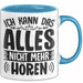 Humor Tasse Mit Spruch Geschenk Ich Kann Das Alles Nich Mehr Hören Büro Tasse Kollegin Kaffee-Becher Blau Trendation