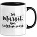 Margit Tasse Ich Margit, Bin Vollkommen Geschenk Schwarz Trendation
