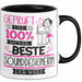 Beste Sounddesignerin Der Welt Tasse Geschenk für Eine Sounddesignerin Geprüft Und Sicher Geschenkidee Geburtstag Weihnachten Trendation