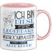 Musikjournalistin Tasse Geschenk Ich Bin Diese Eine Legendäre Musikjournalistin Von Der Alle Reden Geschenkidee Geburtstag Weihnachten Rosa Trendation