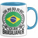 Brasilianer Tasse Geschenk Egal Wie Geil Du Bist Ich Bin Brasilianer Brasilien Blau Trendation
