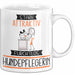 Hundepflegerin Tasse Geschenk Becher Stark Attraktiv Furchtlos Hundepflegerin Lustige Geschenkidee Weiß Trendation
