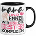 Mama Und Enkel Tasse Geschenk Beste Komplizen Lustiger Spruch Schwarz Trendation