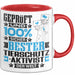 Tierschutzaktivist Geschenk Lustiger Spruch für Tierschutzaktivist Geschenkidee Bester Tierschutzaktivist Der Welt Rot Trendation