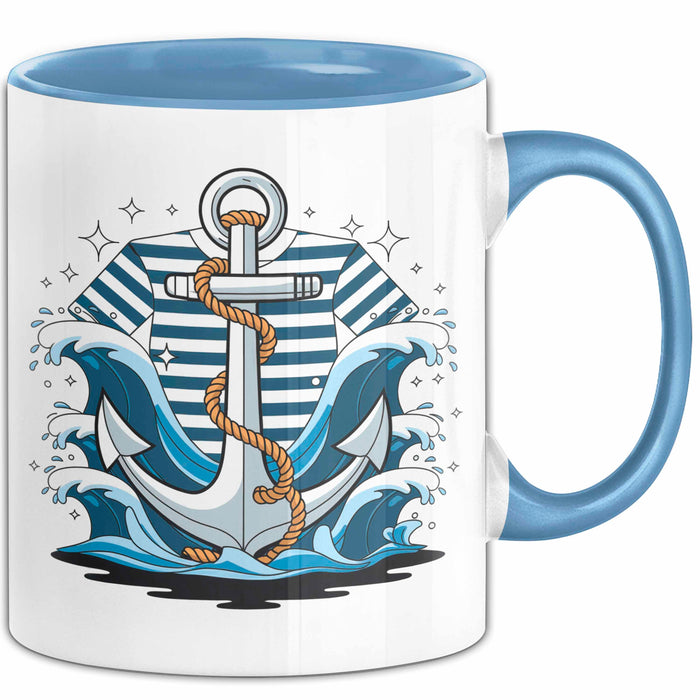 Seemann Tasse Geschenk Lustige Geschenkidee Spruch Für Ozean Liebhaber Blau Trendation
