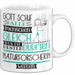 Naturforscherin Geschenk Becher Tasse Gott Schuf Alle Menschen Gleich Nur Die Besten Durfeten Naturforscherin Werden Geschenkidee Lustig Weiß Trendation