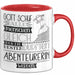 Abenteurerin Geschenk Becher Tasse Gott Schuf Alle Menschen Gleich Nur Die Besten Durfeten Abenteurerin Werden Geschenkidee Lustig Rot Trendation