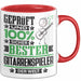 Gitarrenspieler Geschenk Lustiger Spruch für Gitarrenspieler Geschenkidee Bester Gitarrenspieler Der Welt Rot Trendation