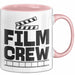 Film-Crew Tasse Geschenk Fime-Macher Geschenkidee Becher Rosa Trendation