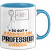 Professor Geschenk Tasse So Gut Kann Nur Ein Professor Aussehen Geschenkidee Kaffee-Becher Blau Trendation