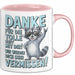 Büro Arbeit Kollege Tasse Becher Geschenk Lustige Geschenkidee Spruch Danke Für Die Tolle Zeit Mit Dir Wir Werden Dich Sehr Vermissen Rosa Trendation