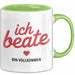 Beate Tasse Geschenk Ich Bin Vollkommen Beate Geschenkidee Geburtstag Grün Trendation