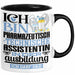 Pharmazeutisch-technische Assistentin Ausbildung Start Geschenk Tasse Ich Bin Pharmazeutisch-technische Assistentin In Der Ausbildung Ich Darf Das Kaffee-Becher Geschenkidee Schwarz Trendation