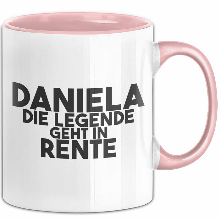 Daniela Tasse Daniela – Die Legende Geht In Rente Geschenk