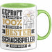 Schachspieler Geschenk Lustiger Spruch für Schachspieler Geschenkidee Bester Schachspieler Der Welt Grün Trendation