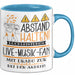 Live-Musik-Fan Tasse Geschenk Lustig Abstand Halten Hochleistungs-Live-Musik-Fan Mit Drang Zur Perfektion Bei Der Arbeit Blau Trendation