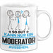 Moderator Geschenk Tasse So Gut Kann Nur Ein Moderator Aussehen Geschenkidee Kaffee-Becher Weiß Trendation