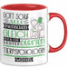 Tierpsychologin Geschenk Becher Tasse Gott Schuf Alle Menschen Gleich Nur Die Besten Durfeten Tierpsychologin Werden Geschenkidee Lustig Rot Trendation