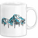 Ski Tasse Geschenk Grafik Skiberge Berge Becher Weiß Trendation
