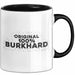 Burkhard Tasse Original 100% Burkhard Geschenk Schwarz Trendation