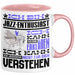 Jazz-Enthusiast Geschenk Tasse Lustige Geschenkdiee für einen Jazz-Enthusiast Geburtstag Ich Bin Jazz-Enthusiast Ich Kann Es Dir Erklären Aber Nicht Für Dich Verstehen Rosa Trendation