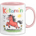 Ketamin Einhorn Tasse Geschenk Lustige Geschenkidee Spruch Ketamin Rosa Trendation