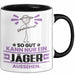 Jäger Geschenk Tasse So Gut Kann Nur Ein Jäger Aussehen Geschenkidee Kaffee-Becher Schwarz Trendation