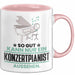 Konzertpianist Geschenk Tasse So Gut Kann Nur Ein Konzertpianist Aussehen Geschenkidee Kaffee-Becher Rosa Trendation