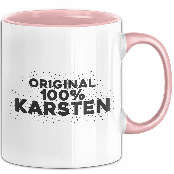 Karsten Tasse Original 100% Karsten Geschenk Rosa Trendation