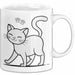 Katzen Tierliebhaber Tasse Geschenk Lustige Geschenkidee Spruch Weiß Trendation