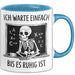 Grundschullehrer Tasse Geschenk Warte Bis Es Ruhig Ist Blau Trendation