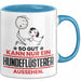 Hundeflüsterer Geschenk Tasse So Gut Kann Nur Ein Hundeflüsterer Aussehen Geschenkidee Kaffee-Becher Blau Trendation