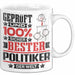 Politiker Geschenk Lustiger Spruch für Politiker Geschenkidee Bester Politiker Der Welt Weiß Trendation