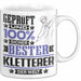 Kletterer Geschenk Lustiger Spruch für Kletterer Geschenkidee Bester Kletterer Der Welt Weiß Trendation