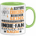 Indie-Fan Geschenk Tasse Lustiger Spruch Erheben Sie Sich Der Indie-Fan Betritt den Raum Grün Trendation