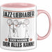 Jazz-Liebhaber Tasse Geschenk für Jazz-Liebhaber Der Mann Der Alles Kann Geschenkidee zum Geburtstag Rosa Trendation