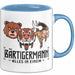 Bärtige Männer Tasse Geschenk Lustige Geschenkidee Spruch Bärtigermann Alles In Einem Blau Trendation