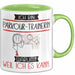 Parkour-Trainerin Tasse Geschenk Ich Bin Parkour-Trainerin Warum Weil Ich Es Kann Geschenkidee Geburtstag Grün Trendation