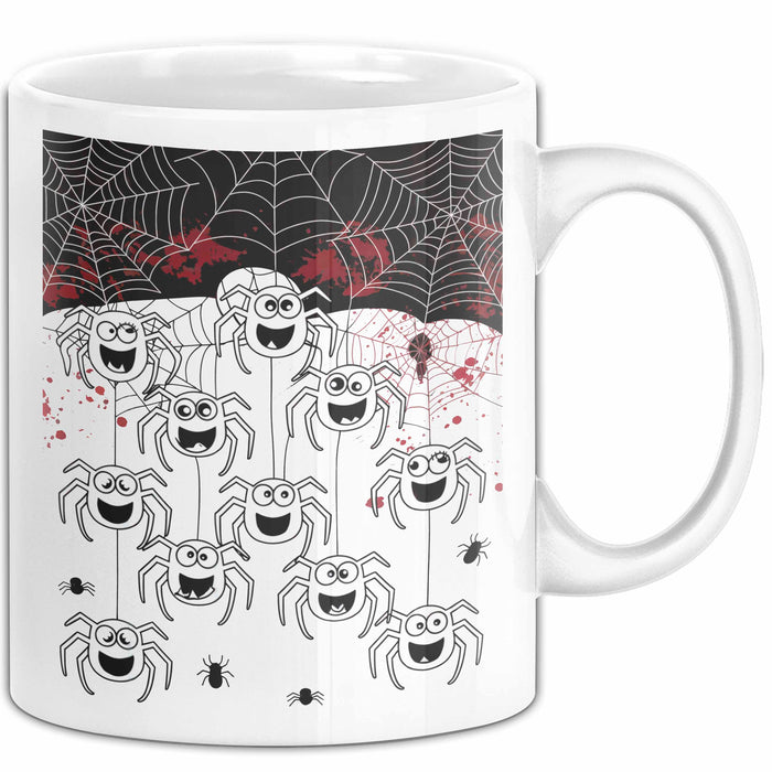 Spinne Vogelspinne Tier Tasse Geschenk Lustige Geschenkidee Spruch Weiß Trendation