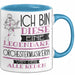 Orchestermusikerin Tasse Geschenk Ich Bin Diese Eine Legendäre Orchestermusikerin Von Der Alle Reden Geschenkidee Geburtstag Weihnachten Blau Trendation