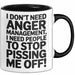 Anger Tasse Geschenk I Dont Need Anger Management Geschenkidee Lustig Schwarz Trendation