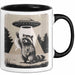 Waschbär Tierliebhaber UFO Alien Tasse Geschenk Lustige Geschenkidee Spruch Trendation