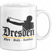 Dresden Fußball Tasse Geschenk Lustige Geschenkidee Spruch Ehre Stolz Tradition Weiß Trendation