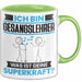 Gesangslehrer Tasse Geschenk für Gesangslehrer Geburtstag Lustiger Spruch Kaffee-Becher Was Ist Deine Superkraft Grün Trendation