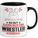 Wrestler Geschenk Tasse So Gut Kann Nur Ein Wrestler Aussehen Geschenkidee Kaffee-Becher Schwarz Trendation