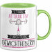 Gewichtheberin Tasse Geschenk Becher Stark Attraktiv Furchtlos Gewichtheberin Lustige Geschenkidee Grün Trendation