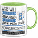 Aquarium-Hobbyistin Tasse Geschenk Spruch Wer Will Schon Prinzessin Sein Wenn Man Auch Aquarium-Hobbyistin Sein Kann Grün Trendation